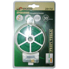 Проволока подвязочная 30м с диспенсером SKRAB 28174